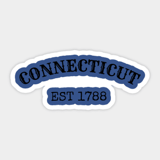 Connecticut Est 1788 Sticker